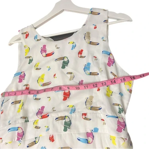 Anthropologie toucan dress: In good condition - Picture 5 of 11